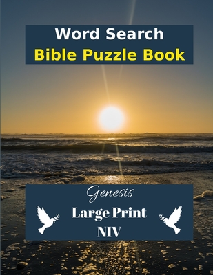 Word Search Bible Puzzle Book: Genesis in Large Print NIV Cover Image