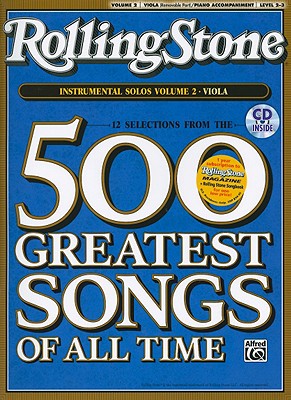 Selections from Rolling Stone Magazine's 500 Greatest Songs of All Time (Instrumental Solos for Strings), Vol 2: Viola, Book & CD Cover Image