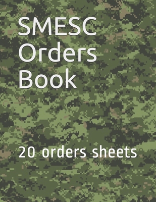 SMESC Orders Book: 20 separate SMESC orders sheets Cover Image