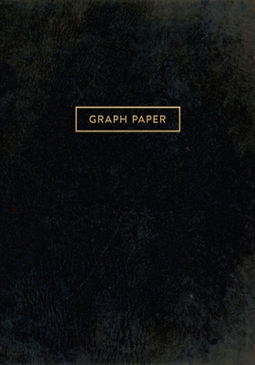 Graph Paper: Executive Style Composition Notebook - Vintage Faded Black Leather Style, Softcover - 7 x 10 - 100 pages (Office Essen By Birchwood Press Cover Image