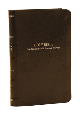 Kjv, Pocket New Testament with Psalms and Proverbs, Leatherflex, Brown, Red Letter, Comfort Print By Thomas Nelson Cover Image