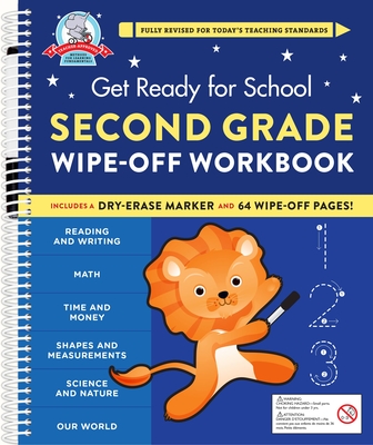 Get Ready for School: Second Grade Wipe-Off Workbook Cover Image