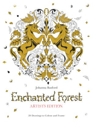 Enchanted Forest Artist's Edition: 20 Drawings to Color and Frame By Johanna Basford Cover Image