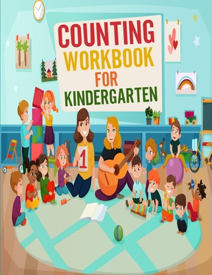 Counting activity book for kindergarten: Book with exercises and activity for kids / Counting exercises for children Cover Image