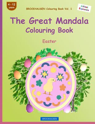 BROCKHAUSEN Colouring Book Vol. 1 - The Great Mandala Colouring Book: Easter