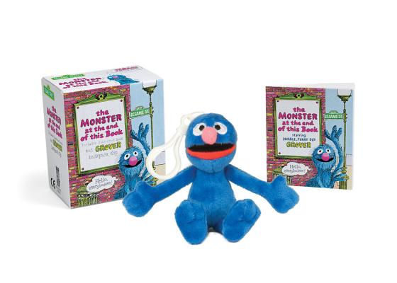 Sesame Street: The Monster at the End of this Book: Includes Illustrated Book and Grover Backpack Clip (RP Minis) Cover Image