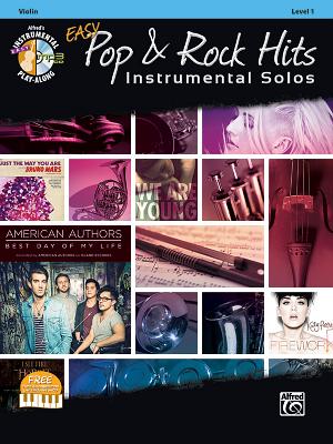 Easy Pop & Rock Hits Instrumental Solos for Strings: Violin, Book & CD (Easy Instrumental Solos) Cover Image