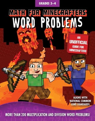 Math for Minecrafters Word Problems: Grades 3-4 Cover Image