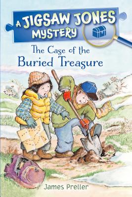 Cover for Jigsaw Jones: The Case of the Buried Treasure (Jigsaw Jones Mysteries)
