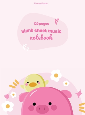 Blank Sheet Music Notebook: 120 pages Cover Image