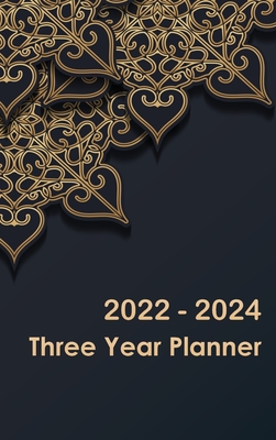2022-2024 Three Year Planner: 36 Months Calendar Calendar with Holidays 3 Years Daily Planner Appointment Calendar 3 Years Agenda Cover Image