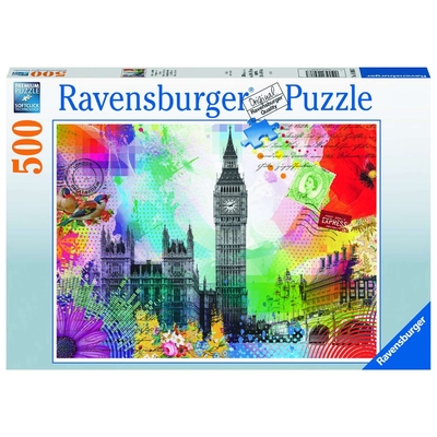London Postcard 500 PC Puzzle By Ravensburger (Created by) Cover Image