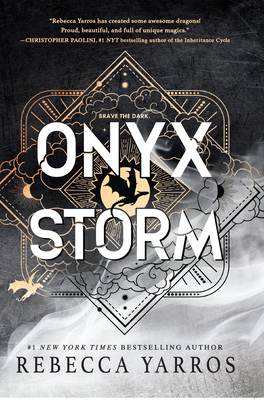 Book cover for Onyx Storm by Rebecca Yarros