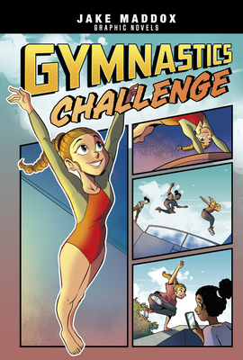 Gymnastics Challenge (Jake Maddox Graphic Novels) Cover Image