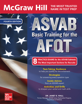 McGraw Hill ASVAB Basic Training for the Afqt, Fourth Edition Cover Image