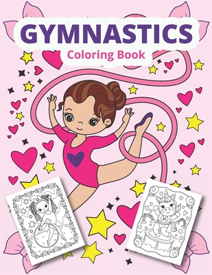 Gymnastics coloring book: Gymnastics coloring for girls By Wintoloono Cover Image