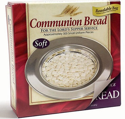 Communion Bread - Soft Uniform Squares (500 Pieces): Resealable Bag Included / Soft Unleavened / Ready to Serve By Broadman Church Supplies Staff (Contributions by) Cover Image
