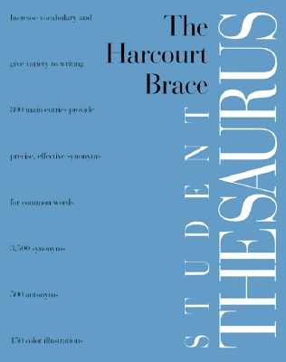 The Harcourt Brace Student Thesaurus Cover Image
