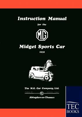 Instruction Manual for the MG Midget Sports Car Cover Image