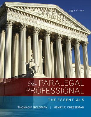 The Paralegal Professional: The Essentials Cover Image