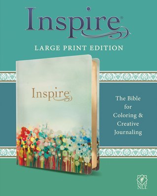 Inspire Bible Large Print NLT (Leatherlike, Multicolor): The Bible for Coloring & Creative Journaling Cover Image