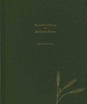 Cover for The Collected Poems of John Crowe Ransom