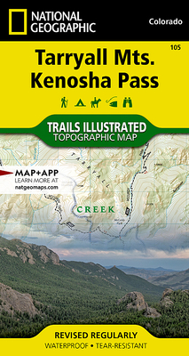 Tarryall Mountains, Kenosha Pass Map (National Geographic Trails Illustrated Map #105) By National Geographic Maps Cover Image