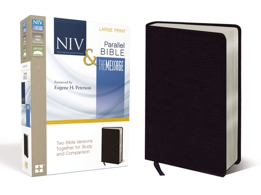 Side-By-Side Bible-PR-NIV/MS-Large Print: Two Bible Versions Together for Study and Comparison By Zondervan Cover Image