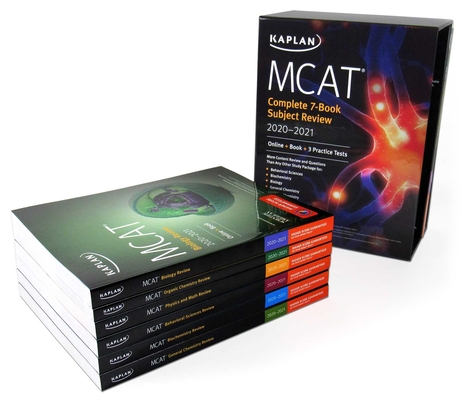 MCAT Complete 7-Book Subject Review 2020-2021: Online + Book + 3 Practice Tests (Kaplan Test Prep) Cover Image