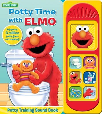 Sesame Street: Potty Time with Elmo Potty Training Sound Book By Sue Dicicco (Illustrator), Tom Brannon (Illustrator), Pi Kids Cover Image