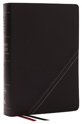 Nkjv, Word Study Reference Bible, Bonded Leather, Black, Red Letter, Comfort Print: 2,000 Keywords That Unlock the Meaning of the Bible Cover Image