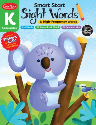 Smart Start: Sight Words & High-Frequency Words, Kindergarten Workbook Cover Image