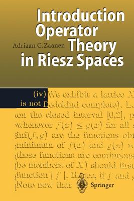 Introduction to Operator Theory in Riesz Spaces Cover Image