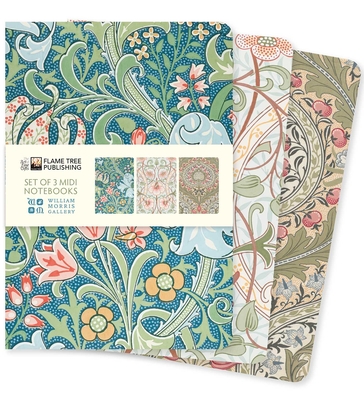 William Morris Gallery Set of 3 Midi Notebooks (Midi Notebook Collections)