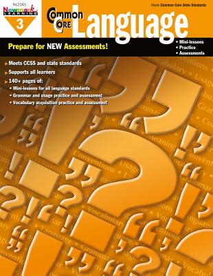 Common Core Practice Language Grade 3 By Newmark Learning (Other) Cover Image
