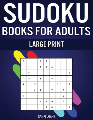 Hard Sudoku Puzzle Book for Adults: 200 Large Print Puzzles with Answers  (Large Print / Paperback)