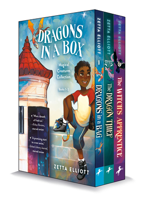 Dragons in a Box: Magical Creatures Collection (Dragons in a Bag) By Zetta Elliott, Geneva B (Illustrator), Cherise Harris (Illustrator) Cover Image