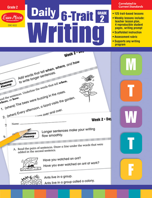 Daily 6-Trait Writing, Grade 2 Teacher Edition Cover Image