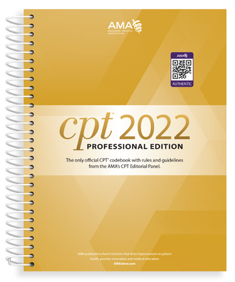 CPT Professional 2022 By American Medical Association Cover Image