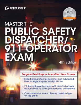 Master the Public Safety Dispatcher/911 Operator Exam By Peterson's Cover Image