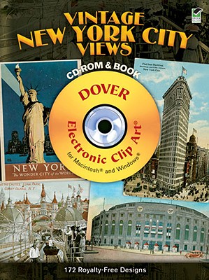 Vintage New York City Views [With CDROM] (Dover Electronic Clip Art) Cover Image
