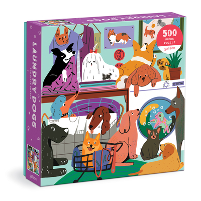 Laundry Dogs 500 Piece Puzzle By Galison Mudpuppy (Created by) Cover Image