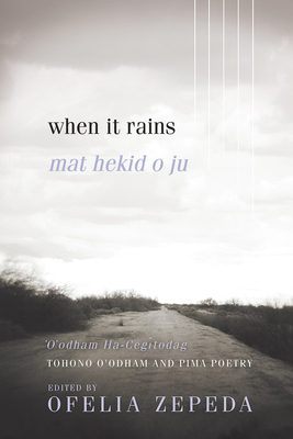 When It Rains: Tohono O'odham and Pima Poetry (Sun Tracks  #7) By Ofelia Zepeda (Editor) Cover Image