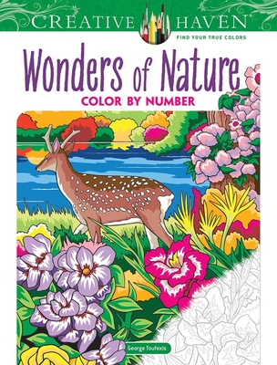 Creative Haven Wonders of Nature Color by Number Cover Image