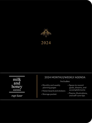 milk and honey 12-Month 2024 Monthly/Weekly Agenda Calendar By Rupi Kaur Cover Image