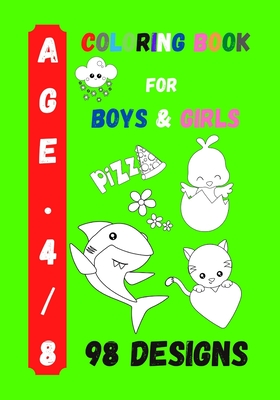 Coloring Book for Boys and Girls: Kids Coloring Activity (Rainbow #33)  (Paperback)