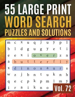 55 large print word search puzzles and solutions wordsearch easy magic quiz books game for adults large print find words for adults seniors vol large print paperback trident booksellers cafe