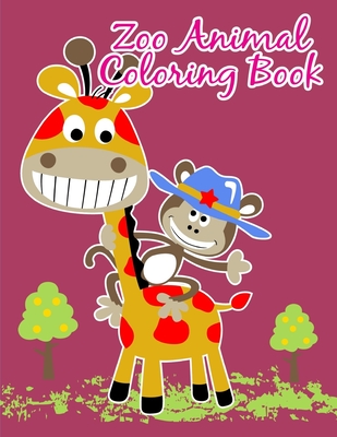 Zoo Animal Coloring Book: coloring pages, Christmas Book for kids and children By Creative Color Cover Image