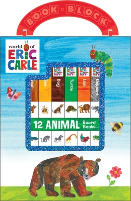 World of Eric Carle: 12 Animal Board Books Cover Image