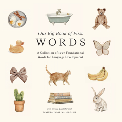 My First Book of Words: A Foundational Language Vocabulary Book of Colors, Numbers, Animals, ABCs, and More (Our Little Adventures Series #7) Cover Image